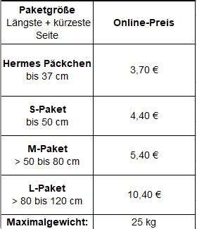 hermes versandtarif|Hermes paketkosten.